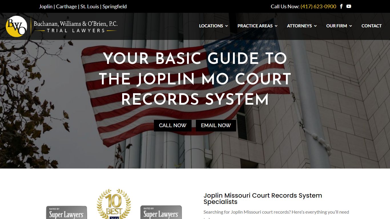 Joplin MO Court Records - Buchanan Williams & O'Brien